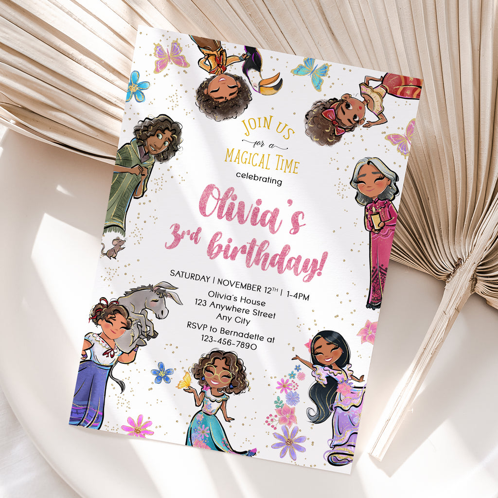 Encanto Birthday Invitation – Personalized Digital Printable Party Invite