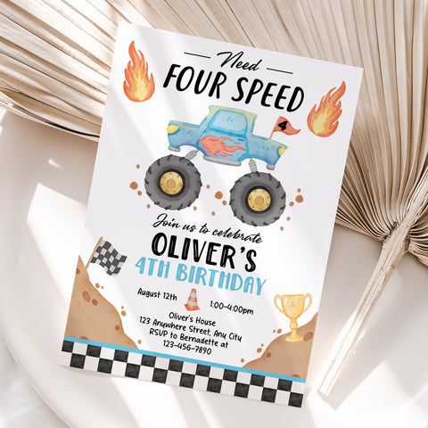 personalized-monster-truck-4th-birthday-invitation-digital-jpg-file-version-2