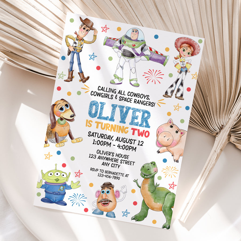 Toy Story Birthday Invitation – Personalized Digital Printable Party Invite (Version 3)